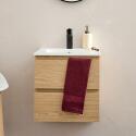 Ensemble meuble simple vasque 45 cm + robinet GRIFO
