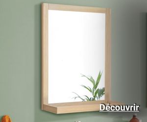 miroir avec tablette de salle de bain enio